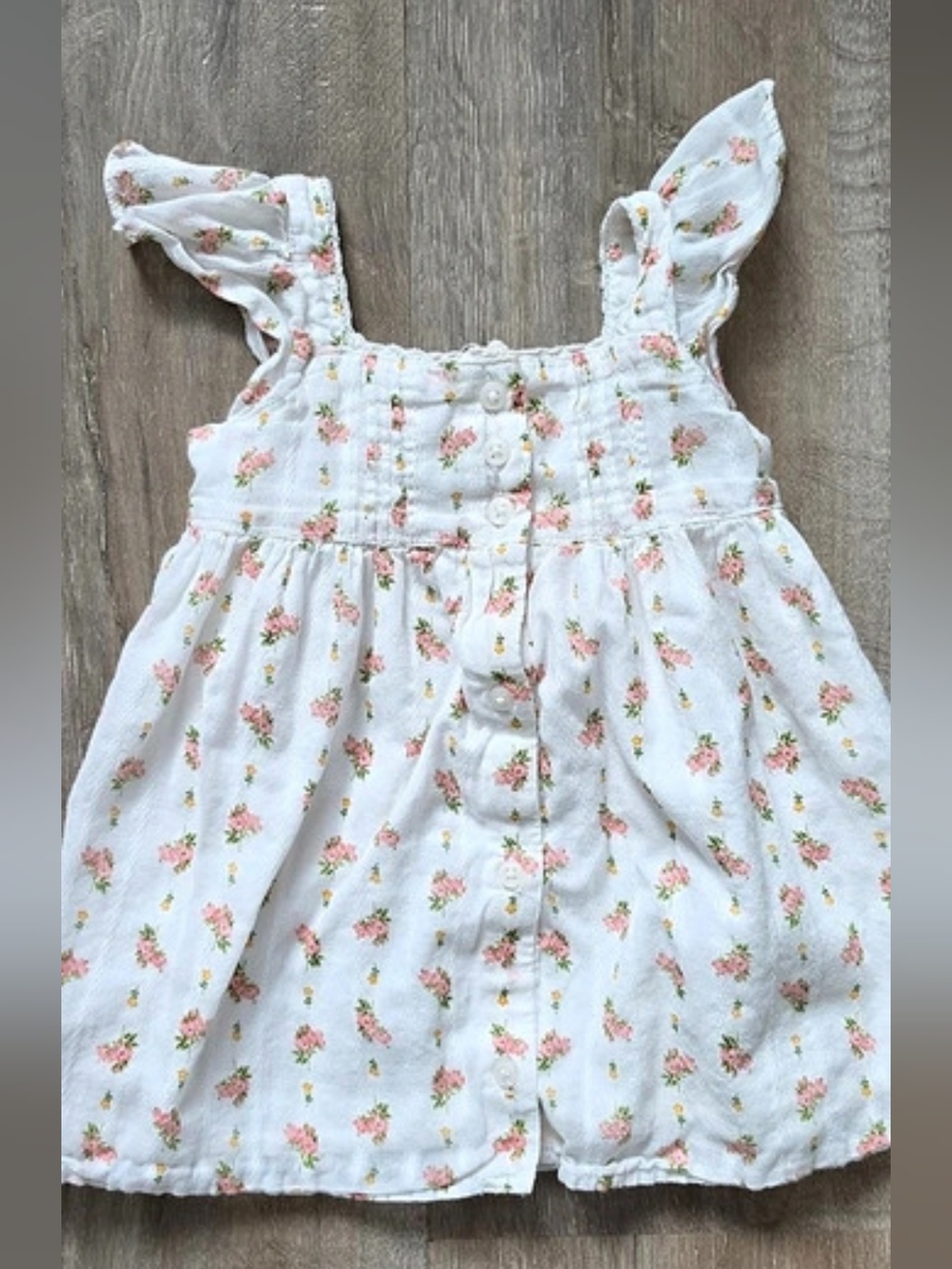 Janie and Jack Baby Floral Dress Size 6-9 Months